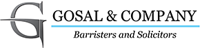 Gosal and Company - Barristers and Sollicitors Logo